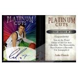 Luka Doncic Platinum Cuts Facsimile Auto