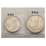 1921 Morgan Silver Dollar Uncirculated Coin