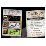 Brady Mahomes Mayfield facsimile autos