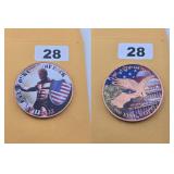 Donald Trump Take Country Back Copper Round