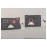 1 Gram .999 Fine Silver Pyramid Shape Coin