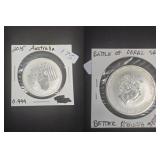 2015 Australia Battle of Coral Sea Silver Coin