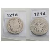 1903 Barber Silver Half Dollar United States