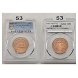 1969-Mo Mexico 20 Centavos Copper PCGS MS66RD