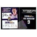 Joe Burrow 2018 Auto Express facsimile