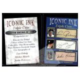 Gehrig Mantle Robinson facsimile autos