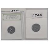 1943-D Lincoln Steel Cent WWII Emergency...
