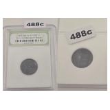 1943 Lincoln Steel Penny W.W.II Emergency...