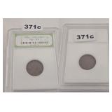 1937 Lincoln Wheat Cent Copper Coin INB Slabbed