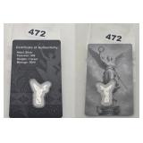 1 Gram .999 Silver Winged Victory Angel Bar
