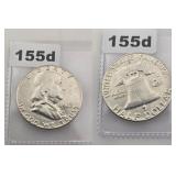 1963-D Benjamin Franklin Silver Half Dollar