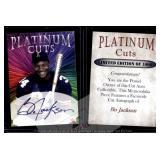 Bo Jackson Platinum Cuts Facsimile Auto