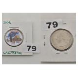 2005 P Colorized California State Quarter Coin