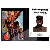 Lebron James Owned by China Promo Card