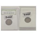 1938 LINCOLN WHEAT CENT COPPER INB SLABBED