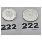 Aztec Calendar Cuauhtemoc .999 Fine Silver Round