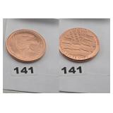 Golden State Mint Eagle Flag .999 Fine Copper