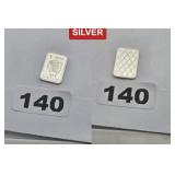 Indian Head .999 Fine Silver Bullion Bar