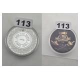Uncle Scrooge Money Duck .999 Fine Silver Round
