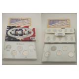 2004 Platinum State Quarter Collection Set 5pc