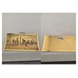 Dallas Fort Worth Texas 1/1000 24K Gold Aurum