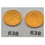 1977 KREWE OF HERCULES MARDI GRAS COPPER TOKEN