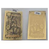 2026 1/1000 Washington D.C. Goldback Gold Note