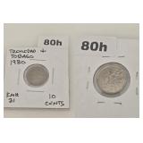 1980 Trinidad and Tobago Copper Nickel 10 Cents