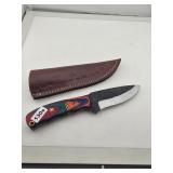 Custom Forged Fixed Blade Hunting Knife Sheath