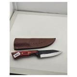 Handmade Fixed Blade Hunting Knife With Sheath
