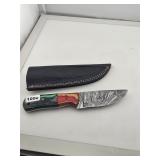 Handcrafted Damascus Steel Fixed Blade Knife