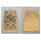 2024 WYOMING 1 GOLDBACK 24K GOLD AURUM NOTE