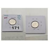1945 90% Silver Mercury Dime Uncirculated 171