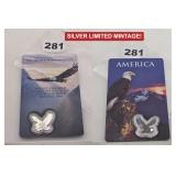 Eagle Colorized .999 Fine Silver Low Mintage