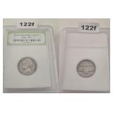 1940 S Jefferson Nickel INB Green Slab Rare