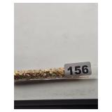 Natural Gold Flakes In Glass Vile Lot 156