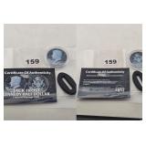 2025 Jack Frost Kennedy Half Dollar Unc COA