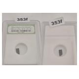 Roman Widow's Mite Sized Bronze Coin INB Slab