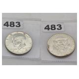 1969 S Kennedy Half Dollar Silver Proof Coin