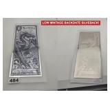 2023 1 Silver Dragon Silverback Low Mintage