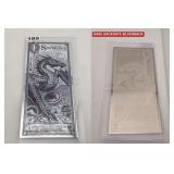 2024 Silverback Dragons Pure Silver .999 Note