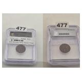 ICG Genuine King William I Copper Coin 1837