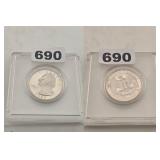 1996-S SILVER WASHINGTON QUARTER PROOF DCAM