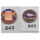 LAS VEGAS LUCKY JACKPOT .999 FINE COPPER TOKEN