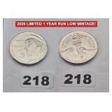 2026 SEMI-QUINCENTENNIAL HALF DOLLAR COPPER