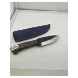 Handcrafted Custom Fixed Blade Knife and Sheath