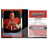 Tom Brady Sports Journal Retirement Promo Card
