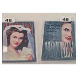 Marilyn Monroe Sports Time .999 Fine Silver Card