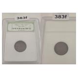 1958 Lincoln Wheat Cent Copper LYP INB Slabbed