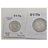 1997 SYRIA 10 POUNDS KM-128 CIRCULATED COIN